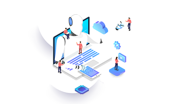 Product-UiPath-Agentic-AI-software-robot-coming-out-of-laptop