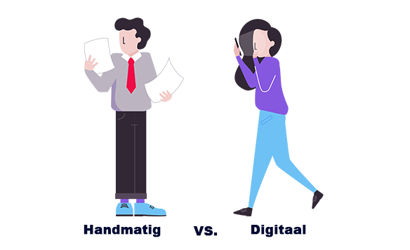 Handmatige vs. digitale factuurverwerking: het verschil in efficiëntie